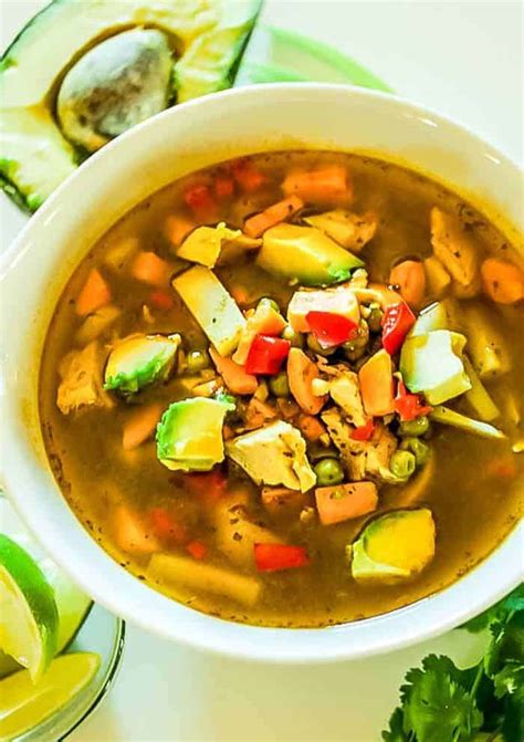 peruvian chicken soup cilantro